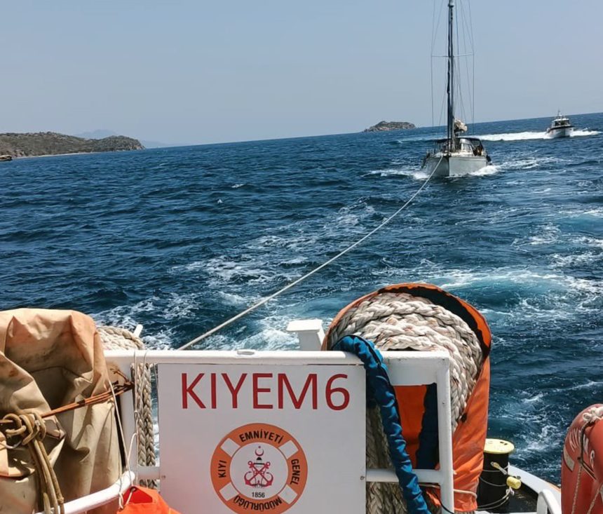 Bodrum tekne KIYEM ekipleri