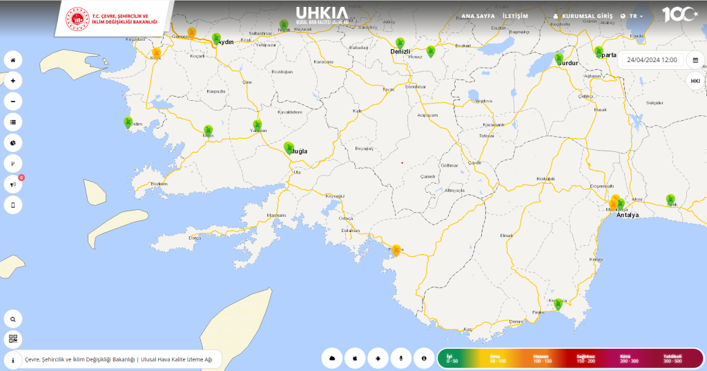 Muğla çöl tozu Meteoroloji Genel Müdürlüğü