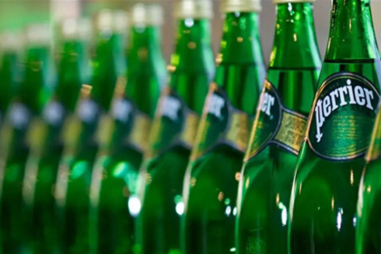 Perrier maden suyunda,