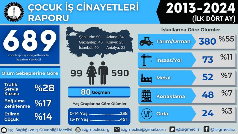 İSİG Meclis Çocuk iş cinayetleri Çocuk İş Cinayetleri Raporu