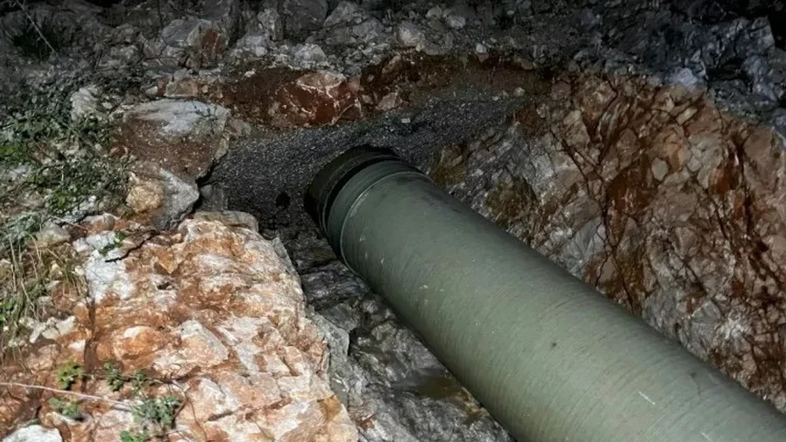 DSİ Bodrum'daki isale hattı