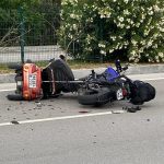 Fethiye’de motosiklet kazası, motorlu bisiklet ile motosikletin çarpıştığı