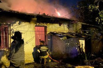 Fethiye’de ev yangını, evde çıkan yangında
