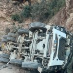 Marmaris mikser devrildi Sinpaş’ın inşaatı beton mikseri devrildi trafik kazası
