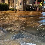 Bodrum su isale hattı patlama Kolin İnşaat