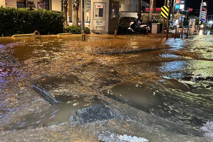 Bodrum su isale hattı patlama Kolin İnşaat