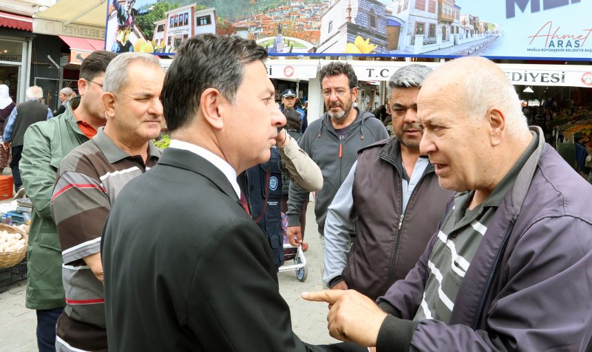 Ahmet aras halk pazarı pazar Menteşe Menteşe'deki halk pazarı Menteşe'de kurulan pazar