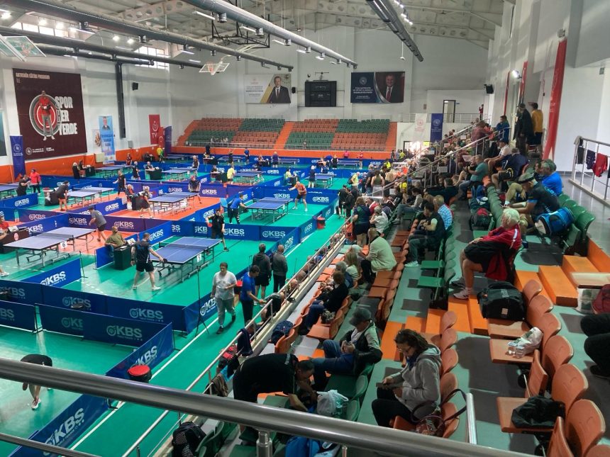 Veteran Masa Tenisi Turnuvası Köyceğiz tenis turnuvası Kaya Gülsün Köyceğiz veteran tenis turnuvası