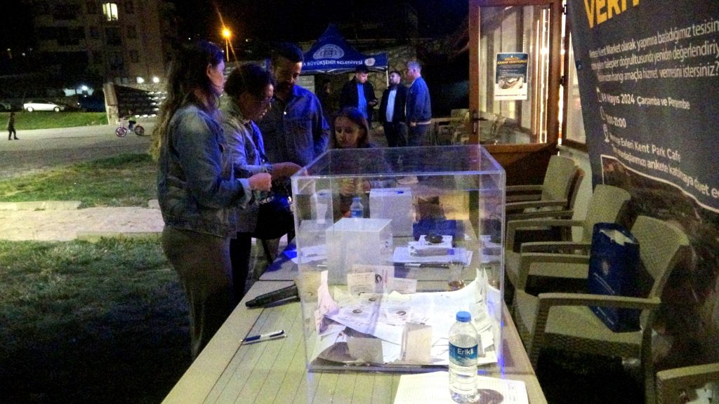 Muğla Büyükşehir Belediyesi Menteşe Kent Park referandum spor salonu