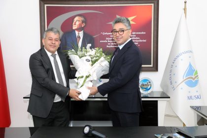 MUSKİ devir teslim töreni Muski genel müdürü MUSKİ Yılmaz Şengül