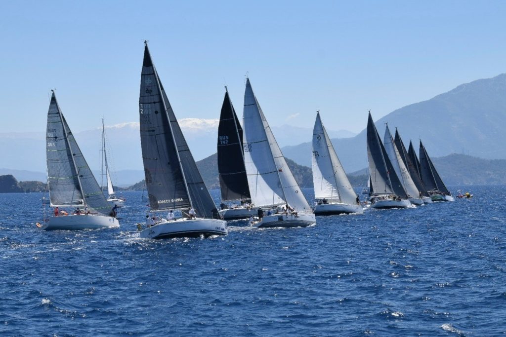 Göcek'te yelken yarışları Atatürk'ü Anma Gençlik Kupası Yelken Yarışları Göcek Yat Kulübü