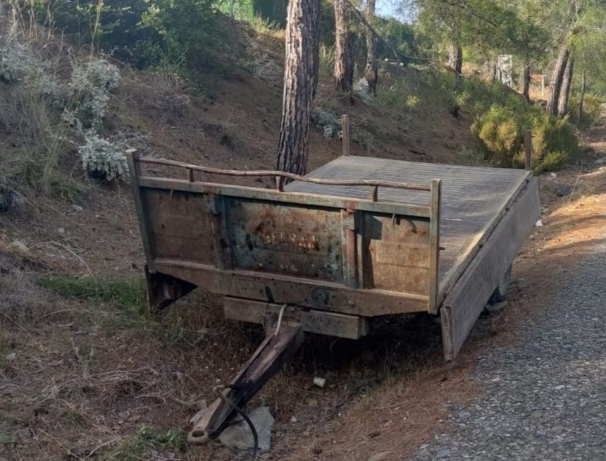Fethiye'de traktör devrildi traktör kazası Kadir Kızıldere Fethiye kaza Fethiye traktör kazası Fethiye trafik kazası