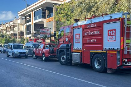 marmaris otel yangını yangın apart otel yandı otel yandı