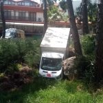 Ula kamyonet Ula trafik kazası Ula kamyonet ormana
