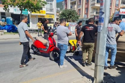 Milas motosiklet kazası Milas kaza motosikletler çarpıştı milas