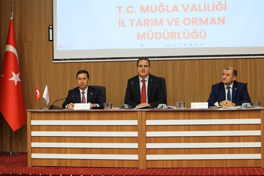 ahmet aras su toplantısı İl Tarım ve Orman Müdürlüğü Muğla İl Su Kurulu Toplantısı bodrum su sorunu
