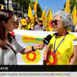 1 Mayıs Muğla Eğitim Sen Muğla Şube Başkanı Nilüfer Enginsu