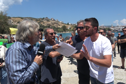 datça yat limanı gerginlik datça liman projesi basın açıklaması