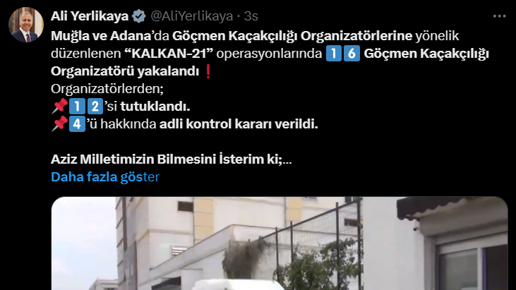 Muğla göçmen kaçakçılığı, Muğla'da göçmen kaçakçılığı, göçmen kaçakçılığı operasyonunda