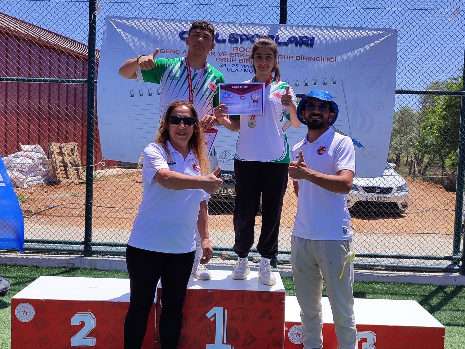 Köyceğizli Bocce Takımı, Gençler Okul Sporları Bocce, Türkiye finallerine