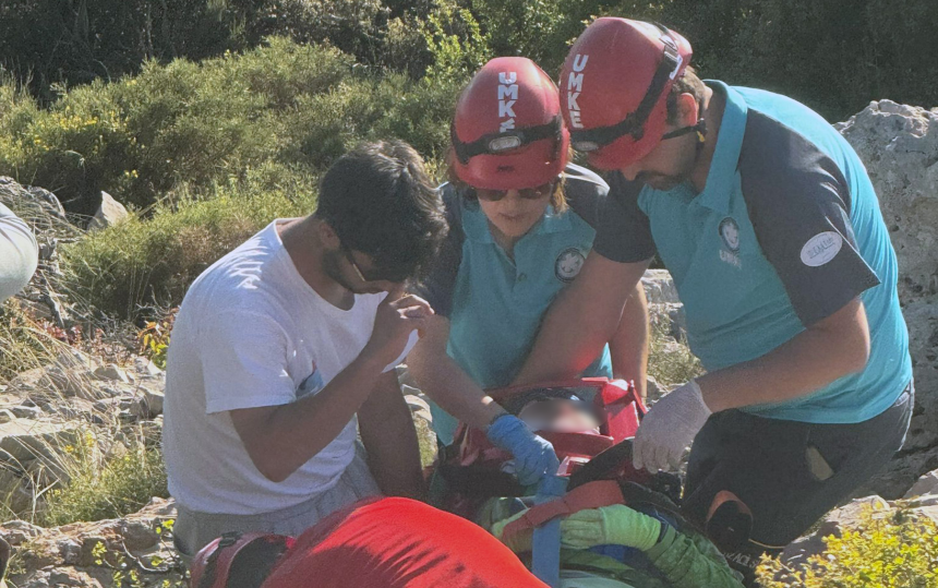 Babadağ'dan atlayış yapan pilot, atlayış yapan pilot düşerek yaralandı