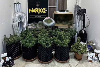 Ortaca'da uyuşturucu operasyonu, uyuşturucu imalatı yapıldığı