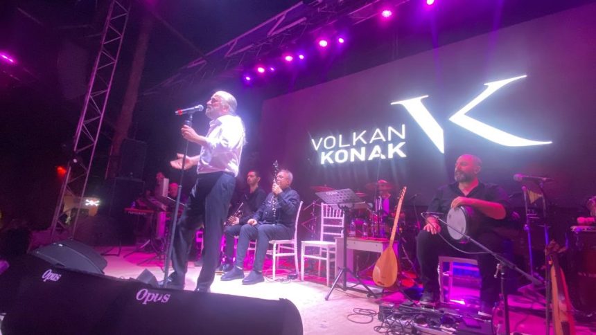 Marmaris’te Volkan Konak, Volkan Konak konser verdi