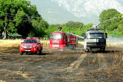 menteşe otluk yangın muğla otluk yangın söndürüldü