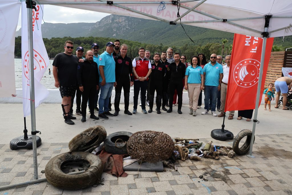 muğla deniz dibi temizliği Muğla Tarım ve Orman Müdürlüğü akyaka deniz dibi temizliği