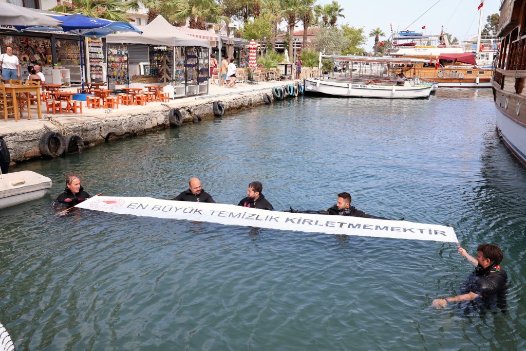 muğla deniz dibi temizliği Muğla Tarım ve Orman Müdürlüğü akyaka deniz dibi temizliği