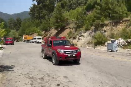 Muğla orman yangını muğla sıcaklık Muğla 40 derece sıcaklık Muğla orman Muğla Orman Bölge Müdürlüğü