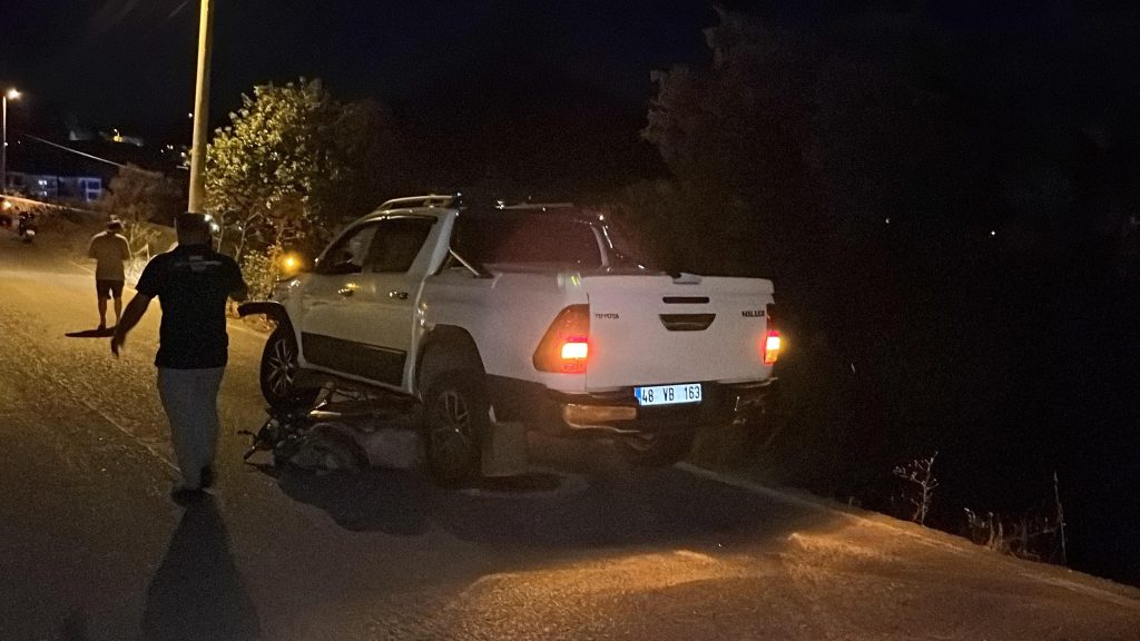 Bodrum motosiklet kazası bodrum kaza bodrum kamyonet motosiklet kazası bodrum trafik kazası bodrum