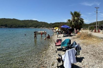 Akbük sahili Akbük sahili halk plajı menteşe halk plajı menteşe belediyesi menteşe ücretsiz plaj