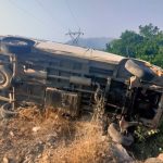 Köyceğiz de araba takla attı köyceğiz kaza köyceğiz trafik kazası takla atan otomobil takla atan otomobil