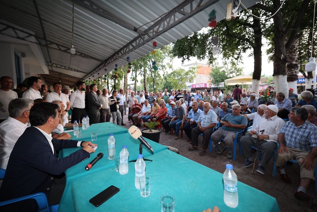 Ahmet aras seydikemer Seydikemer Belediye Başkanı Önder Akdenizli Muğla Büyükşehir Belediye Başkanı Ahmet Aras Ahmet aras  seydikemer ahmet aras ziyareti