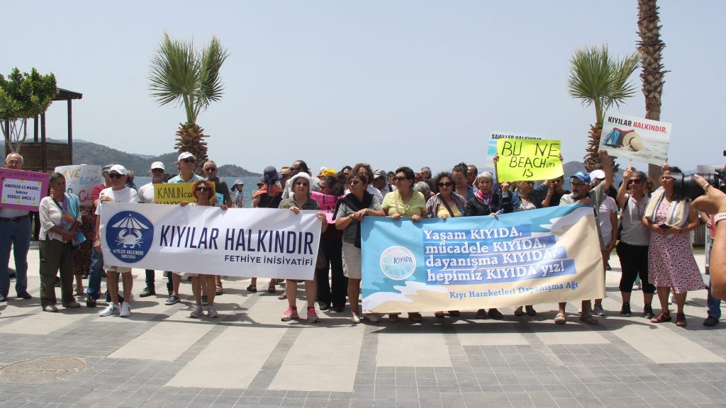 Kıyı Hareketleri Dayanışma Ağı Çevre Şehircilik ve İklim Değişikliği Bakanlığı KIYIDA denizler halkındır projesine tepki