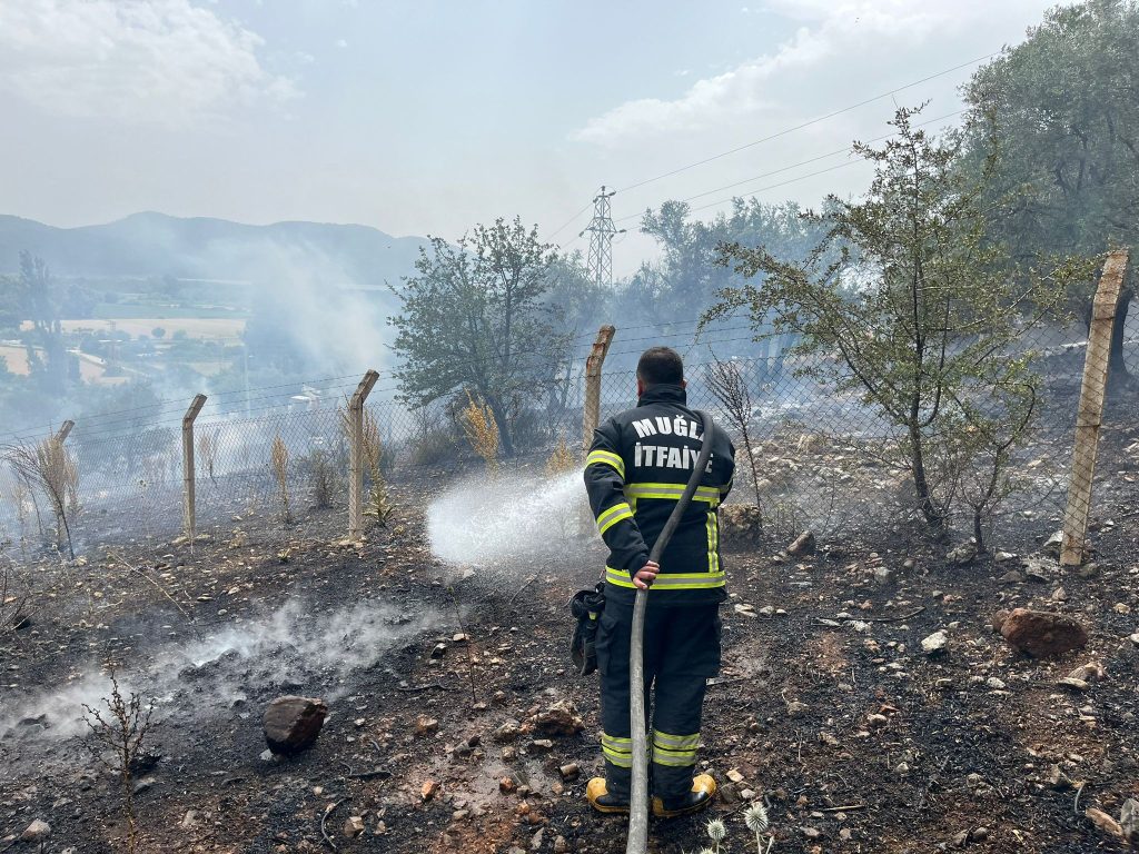 Muğla Büyükşehir Belediyesi muğla anız yangını Muğla Büyükşehir Belediyesi anız yangını muğla yangın