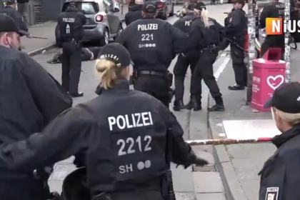Polonya-Hollanda maçı öncesi Hamburg'da, Alman polisi