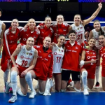Kadınlar Milletler Ligi'nde, Türkiye - Polonya voleybol çeyrek final maçı, A Milli Kadın Voleybol Takımı