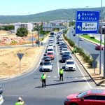 Muğla’da araç kuyruğu, yollarda