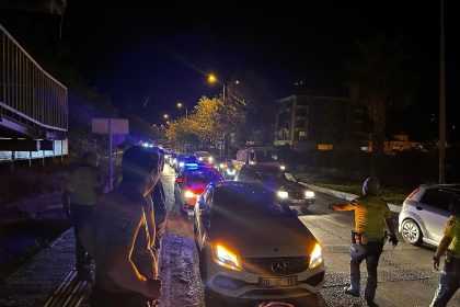 bodrum çevirme bodrum alkollü sürücü bodrum milas milas yakalanma