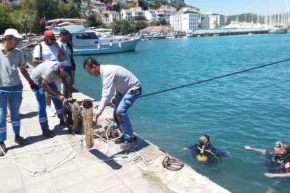 fethiye kordon temizliği Kabotaj Bayramı Fethiye fethiye kabotaj bayramı fethiye deniz temizliği
