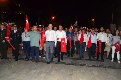 Fethiye 15 temmuz Fethiye 15 temmuz anma 15 Temmuz Demokrasi ve Milli Birlik Günü 15 temmuz anma töreni fethiye