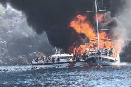 Marmaris tekne yangını Marmaris tekne tekne kaptanı ve sahibi serbest tekne kaptanı ve sahibi adli kontrol Marmaris gezi teknesi yangını