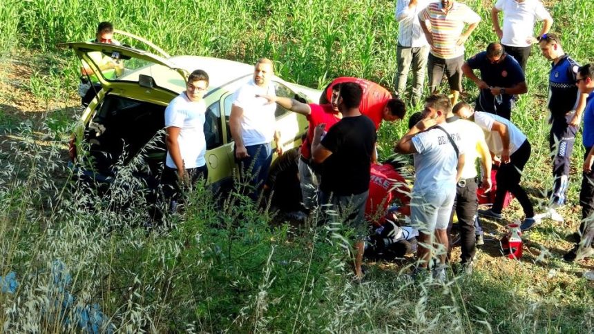 menteşe trafik kazası menteşe ağır yaralanan kadın menteşe hamile sürücü menteşe kaza