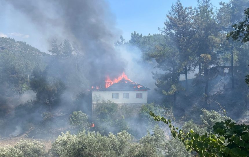köyceğiz ev yangını köyceğiz orman yangını köyceğiz yangın kontrol altına alındı köyceğiz yangın yangın kontrol altında
