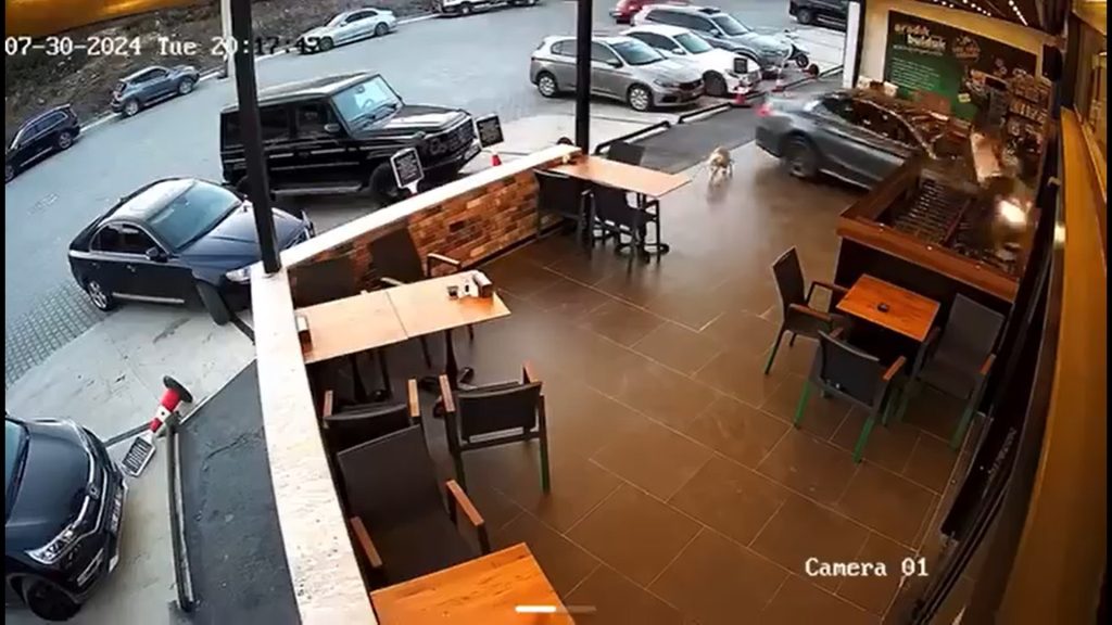 milas trafik kazası milas kaza milas park yapmaya çalışan milas markete dalan araba