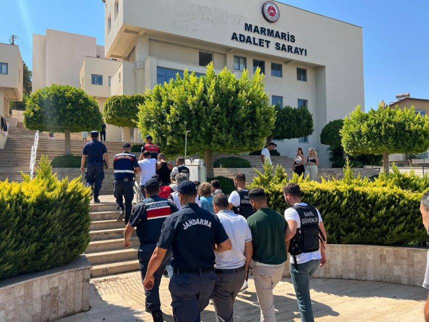 muğla göçmen kaçakçılığı operasyonu bodrum göçmen kaçakçılığı marmaris göçmen kaçakçılığı datça göçmen kaçakçılığı