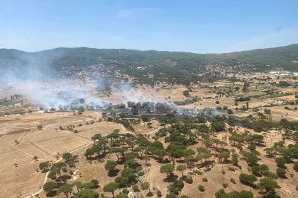 Milas ikinci yangın milas yangın Milas Geyik Barajı geyik barajı yakınları