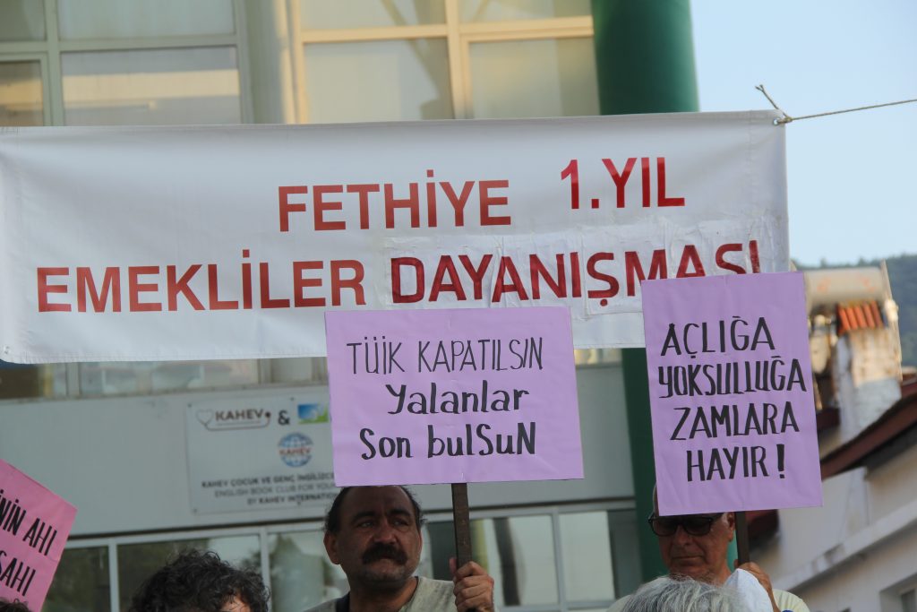 fethiye emekli fethiye emekliler dayanışması fethiye emekli eylemi fethiye emekliler eylem fethiye emekli eylemleri